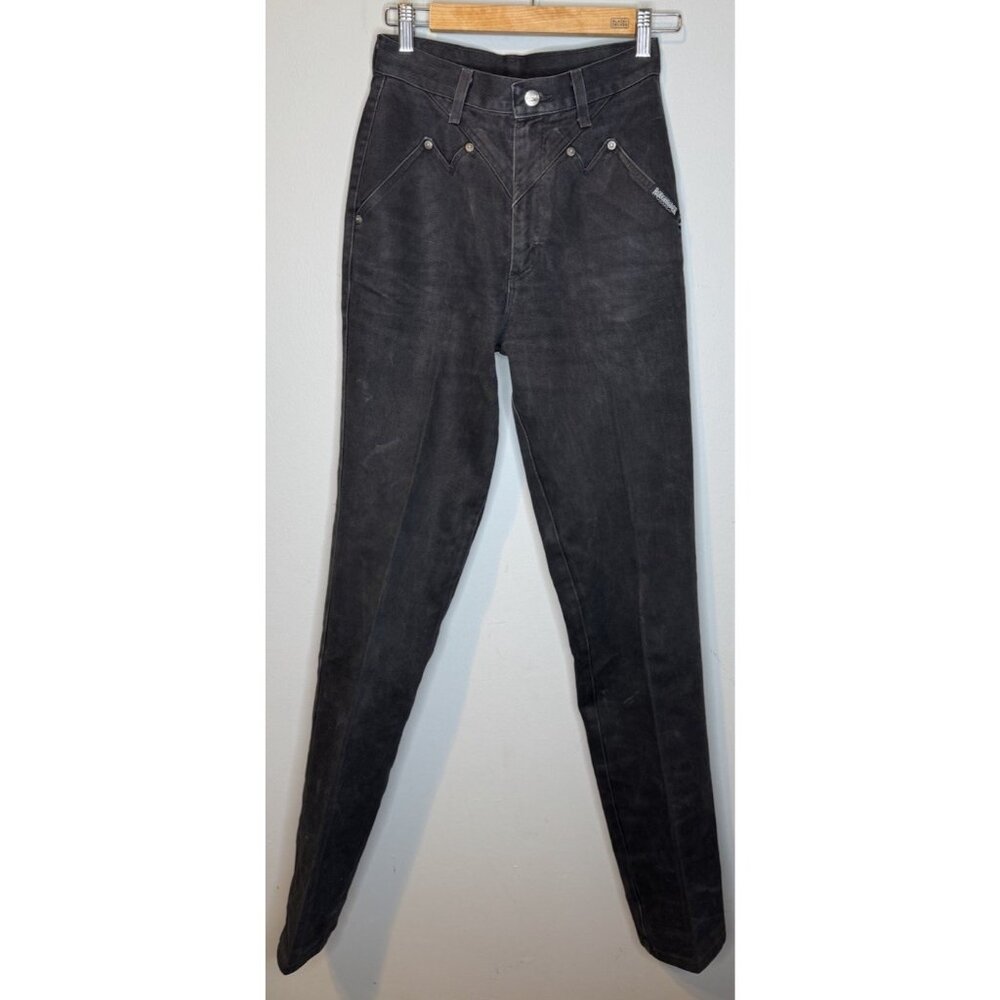 Women’s Roughrider Black Jeans 3/4 Western Rodeo